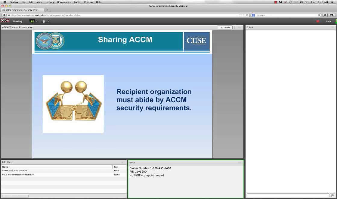 Alternate Compensatory Control Measures (ACCM)