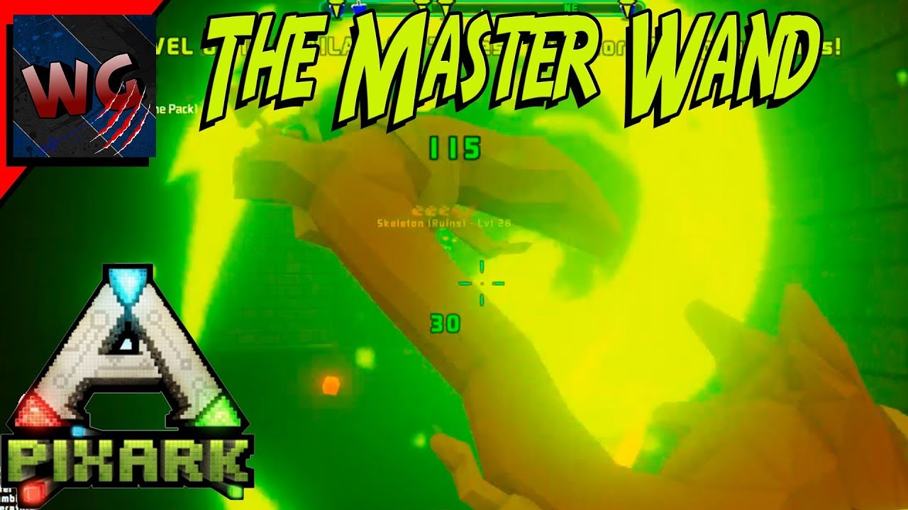 PixArk| Making a Master Wand and Thunder Totem| Mutliplayer [16] PixArk Gameplay
