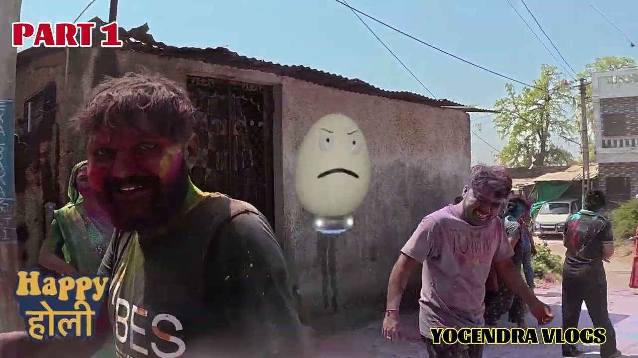 HOLI PART-1 VLOG @Yogendra-vlogs85 #youtuber #holispecial 