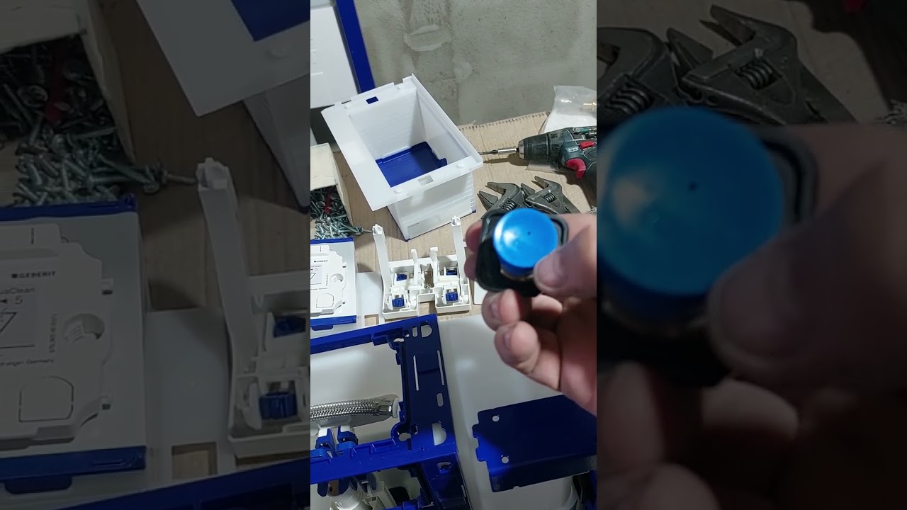 GEBERIT  Omega 98.инсталяция с хитриком.