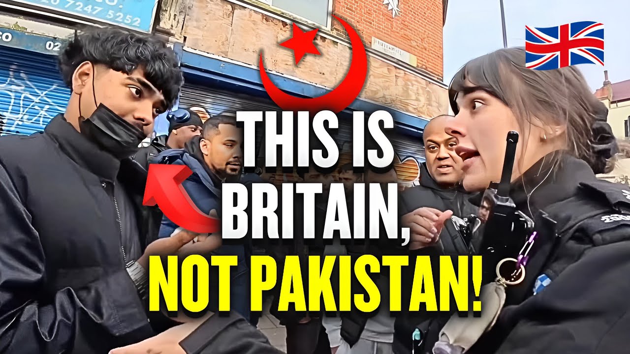 Muslims Learn NOT TO MESS With British Policewoman!!