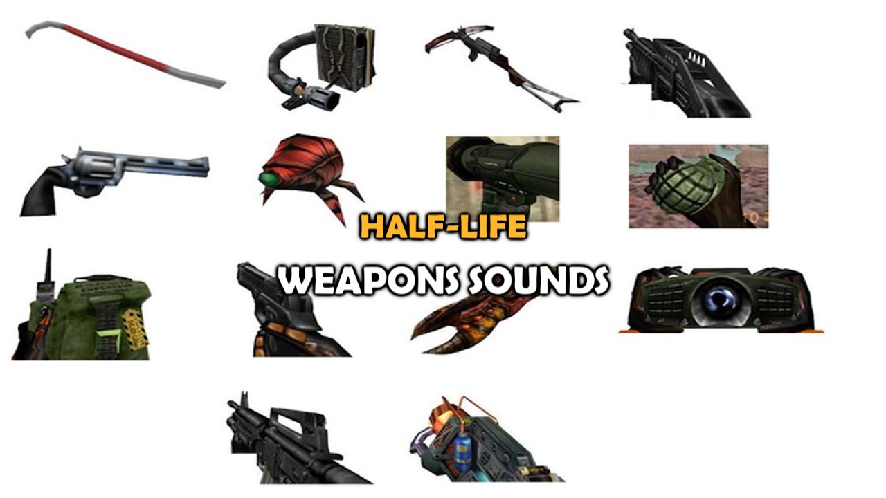 Half-Life: Sonidos de las armas (Weapons sounds)