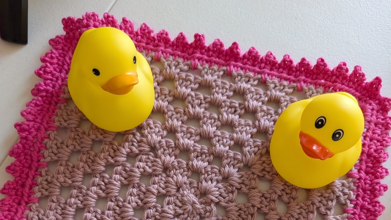 Duck Duck Dishcloth Week 1, I am so behind @MissisYarniverseAndMore-k8u 