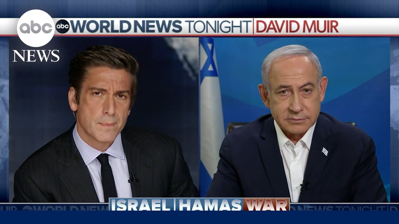 David Muir presses Netanyahu on whether he takes responsibility for Oct. 7 intelligence failures