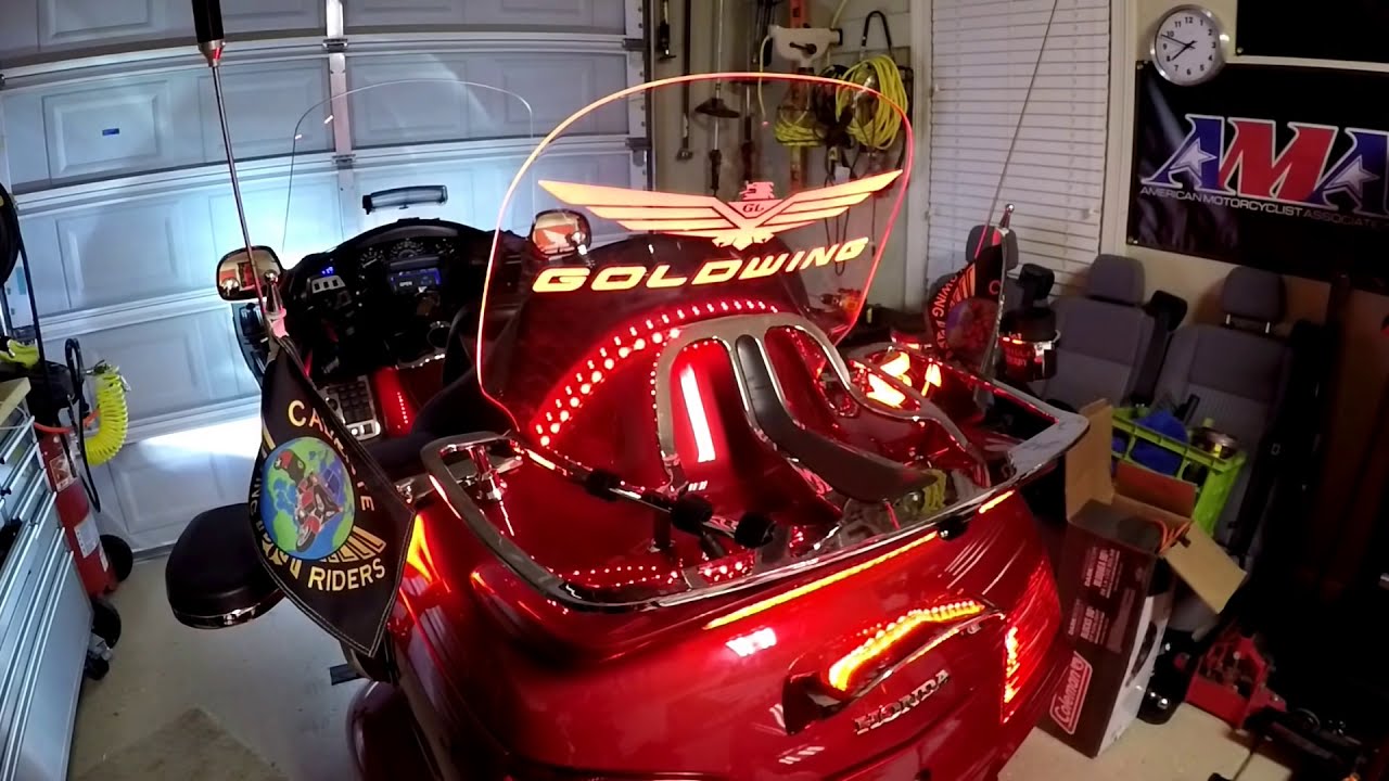 Honda Goldwing Rear Air Deflector installation