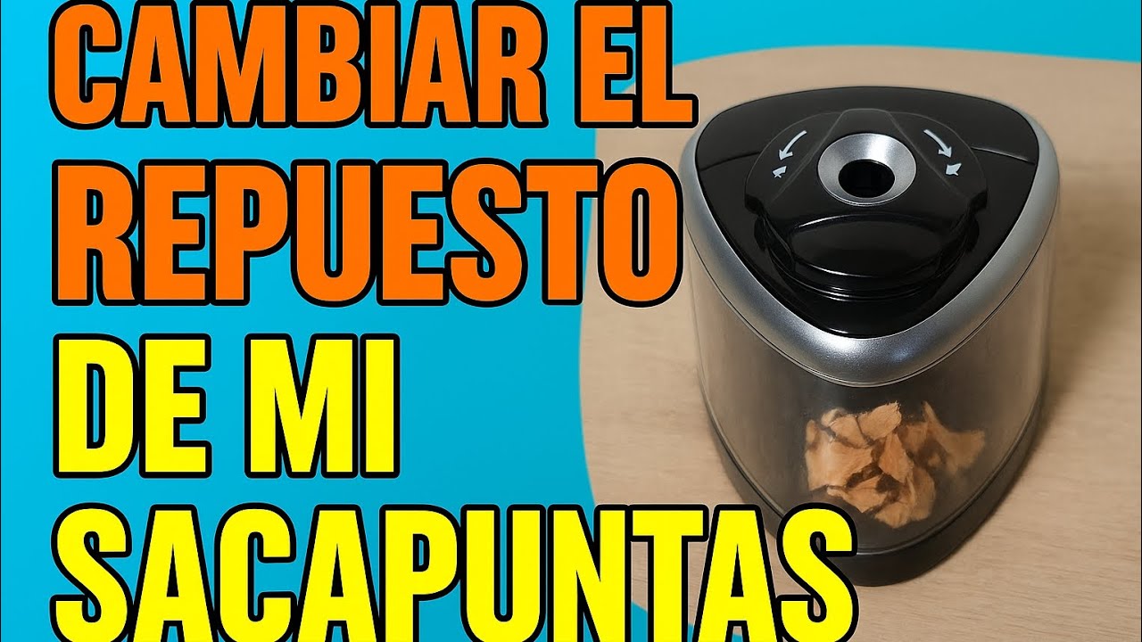 Como cambiar el repuesto de mi TAJADOR