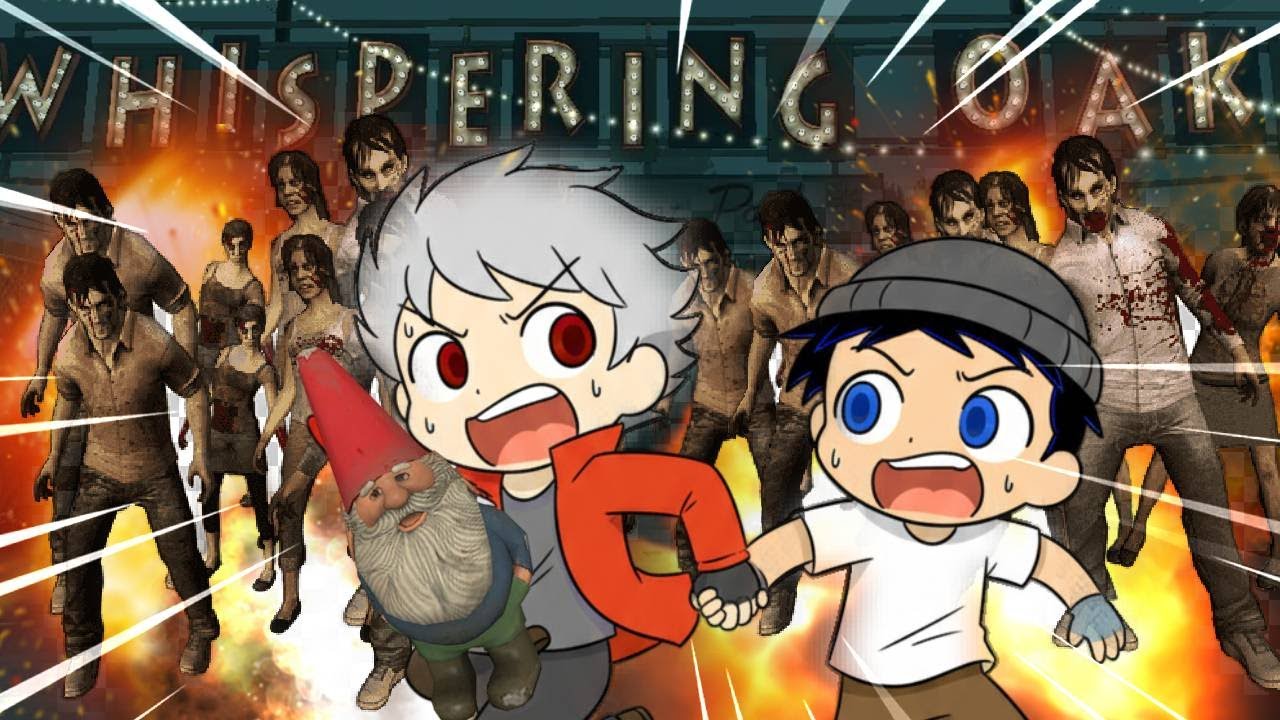 Dos insanos Escapando Sin su gnomo! - Left 4 dead 2 logro