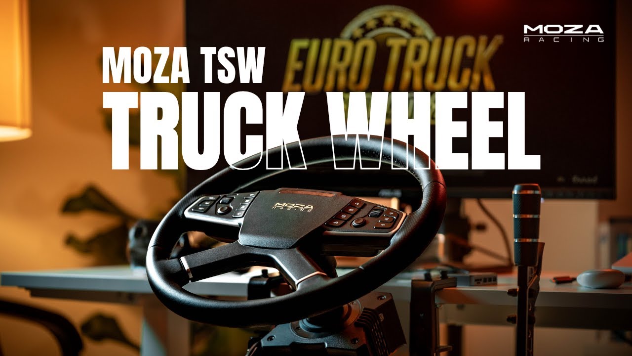 Level Up Truck Simulation with MOZA TSW Wheel