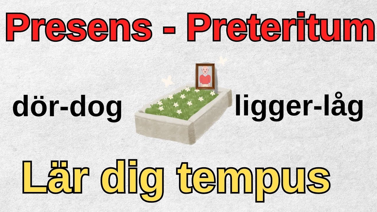 Verbträning med en text - presens eller preteritum? (SFI)