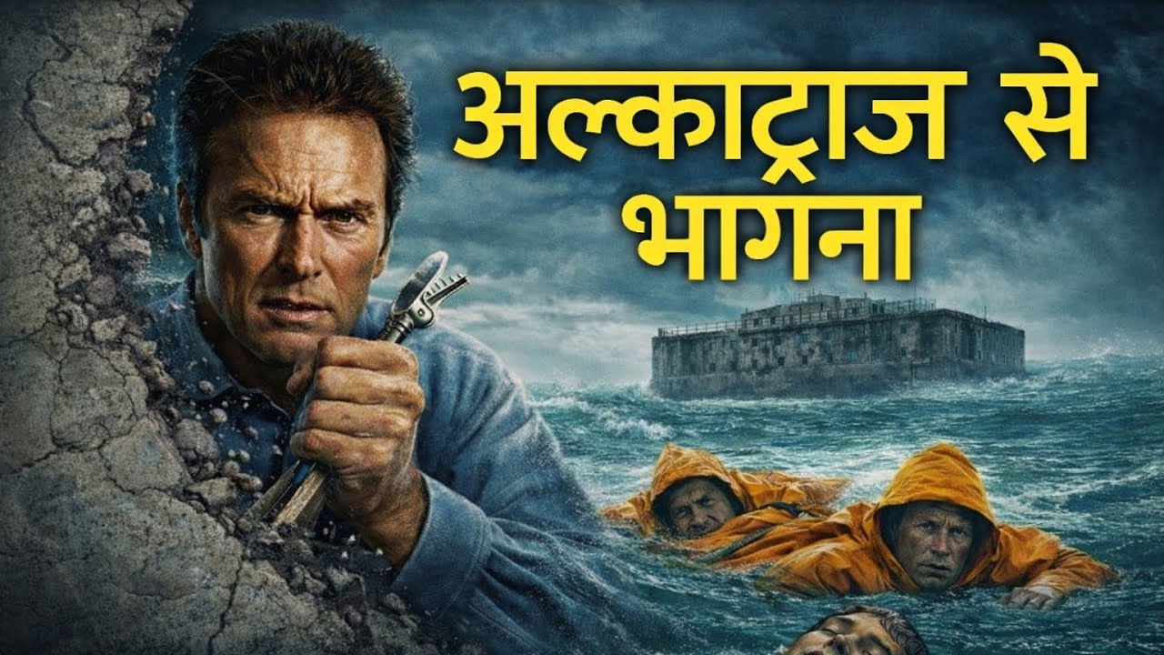 अल्काट्राज़ से भागने की सच्ची कहानी | Frank Morris Escape Plan | AI Movie Story in Hindi