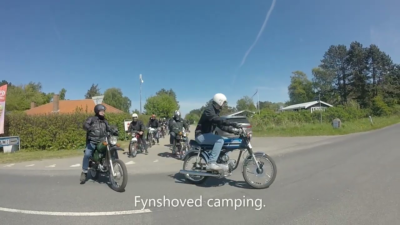 Hindsholm Løbet 2022. Fyns veteran knallert klub.