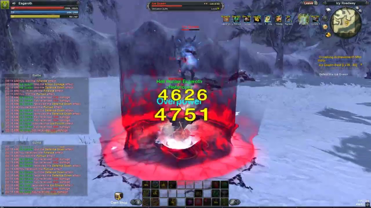 RaiderZ Global Icy Roadway Ice Queen Assassin Solo