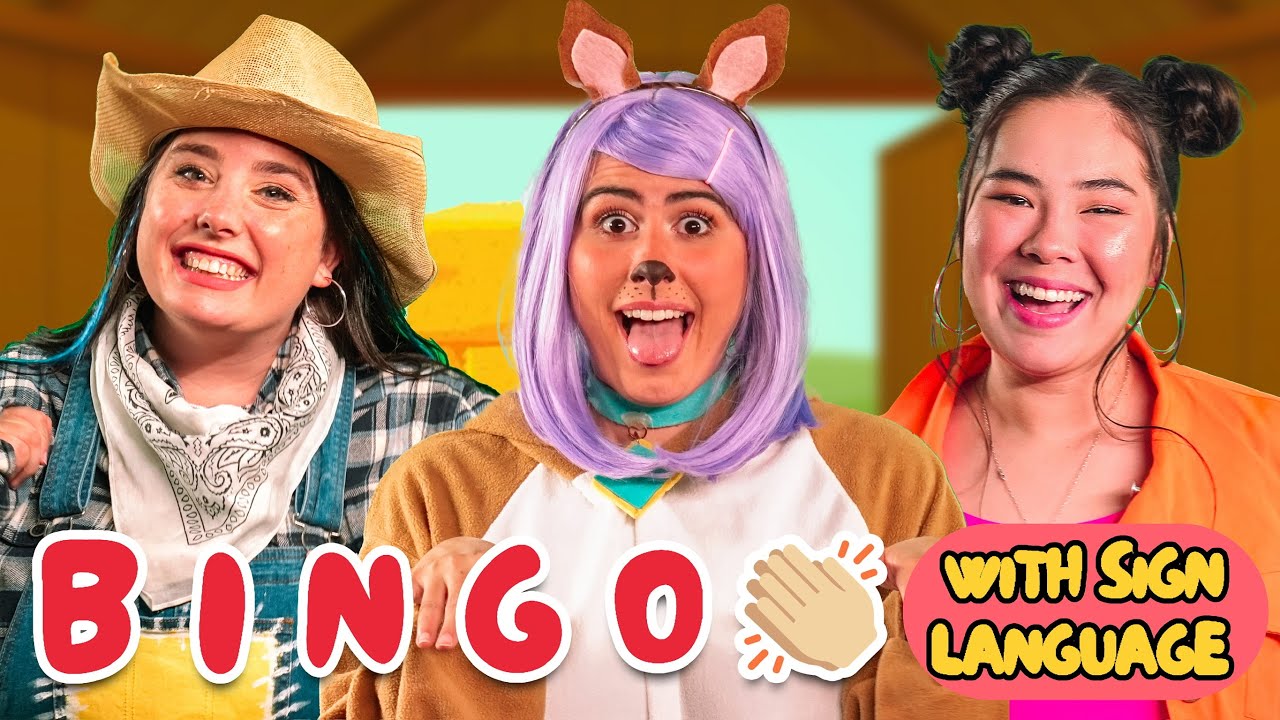 BINGO with Sign Language | Nursery Rhymes and Kids Songs (Educational Videos for Kids & Babies)