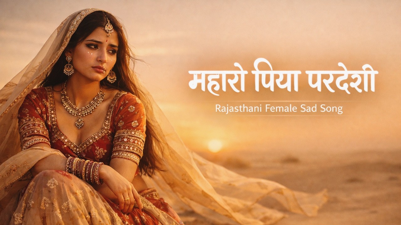 Mharo Piya Pardesi 💔 | Rajasthani Female Sad Song | Desert Love Folk 2026 | Garage Band Studio