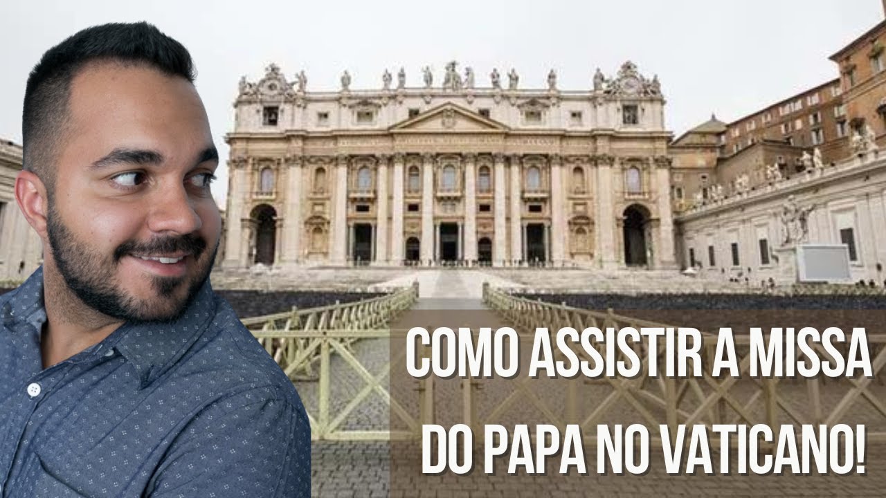 Como assistir a MISSA DO PAPA, a famosa Udienza Generale em ROMA!
