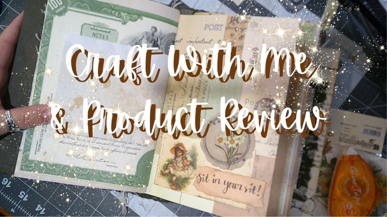 Craft Supply Review + Craft With Me | Paginator Reads & Journals