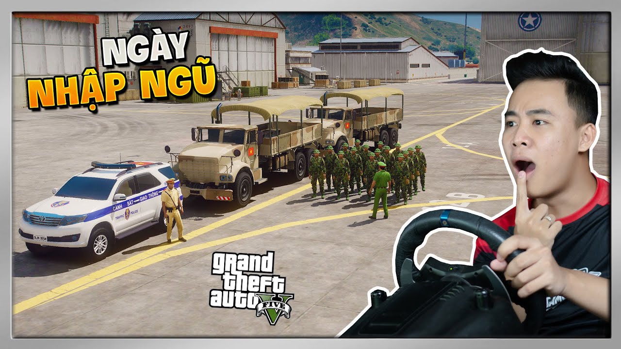 GTA 5 - Đoàn Xe Hộ Tống Đưa Quân Đi Nghĩa Vụ Quân Sự