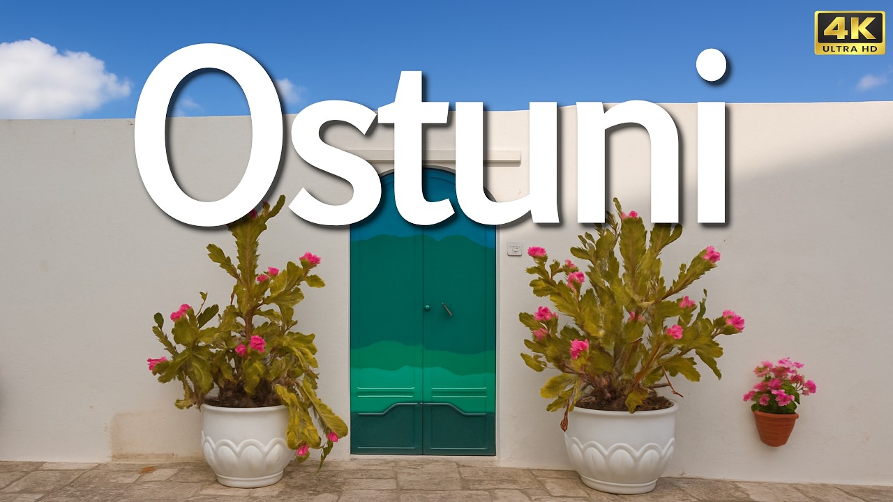 🇮🇹 OSTUNI – A Fairytale City! The White Pearl of Southern Italy in 4K UHD