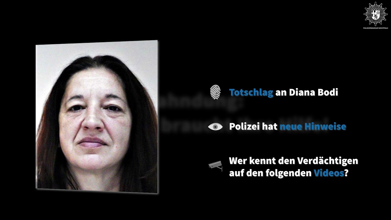 Öffentlichkeitsfahndung – Fall Diana BODI