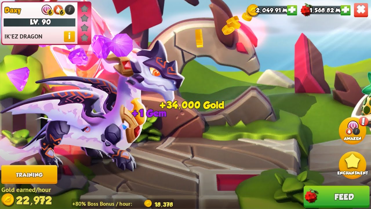 #DML Upgrade IK'EZ Dragon to level 99 - Dragon Mania Legends