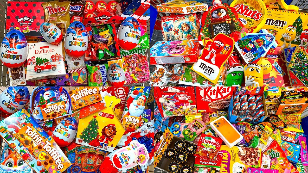 Конфеты и Сладости 🍟 Мега Шоппинг! Kinder,Mamba,M&M,Fruit-tella, Chupa Chups.Shopping a lot of candy