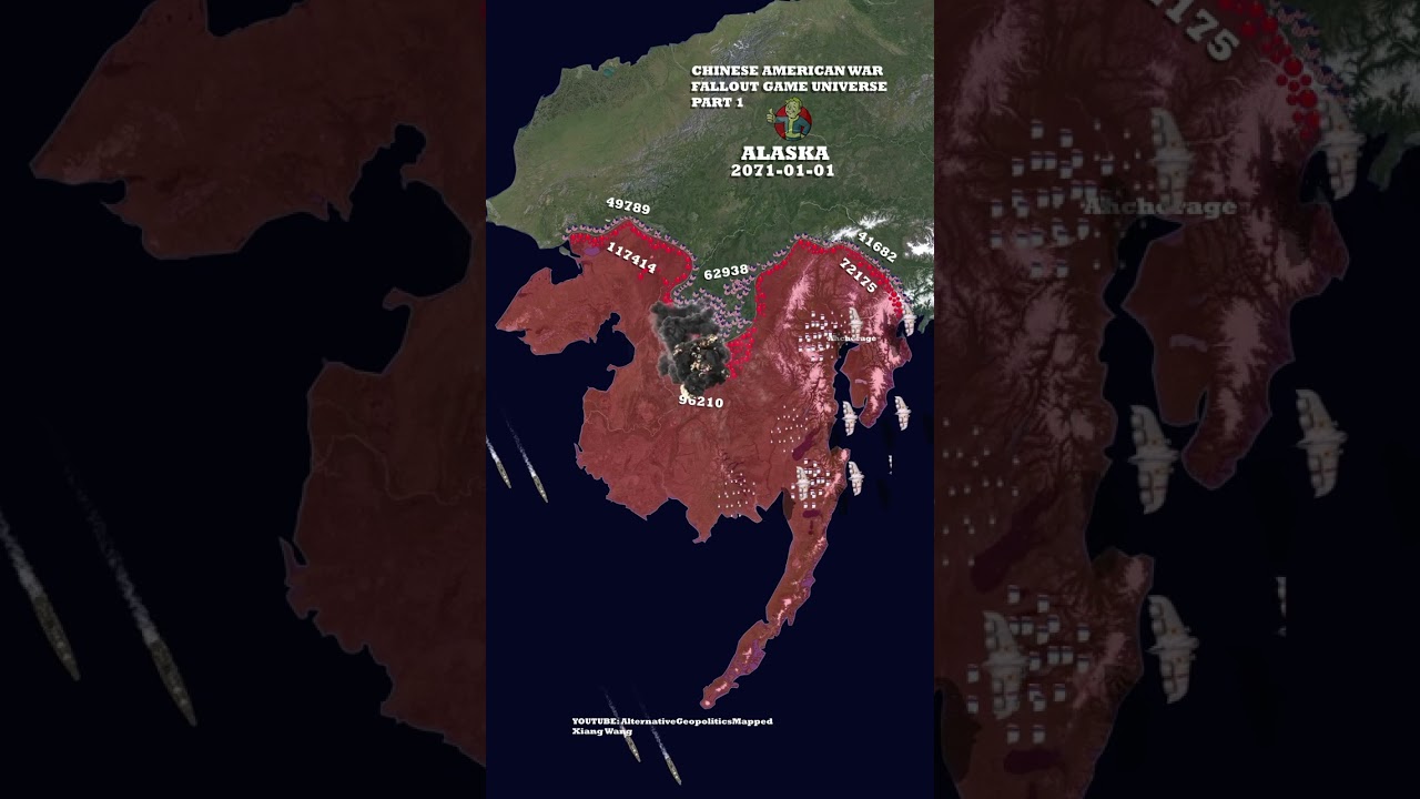 History of Fallout: Chinese American War Animated Map