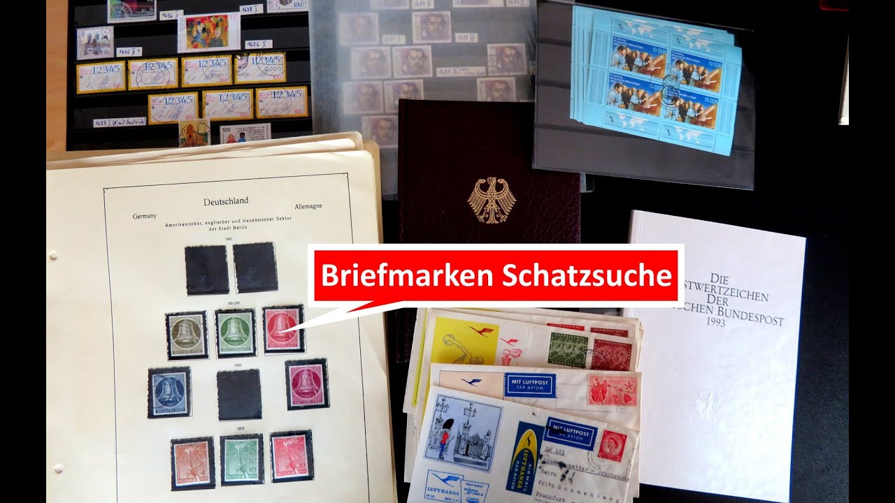 Briefmarken wertvoll? Schatzsuche in einem weiteren Grab Bag / Inventurkiste Briefmarken