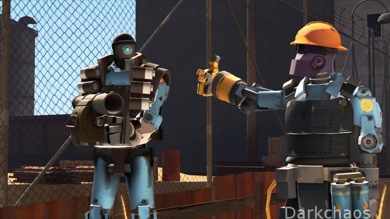 Robots play 2fort