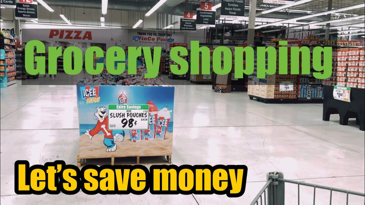 Grocery shopping at Winco grocery store let’s save money ￼