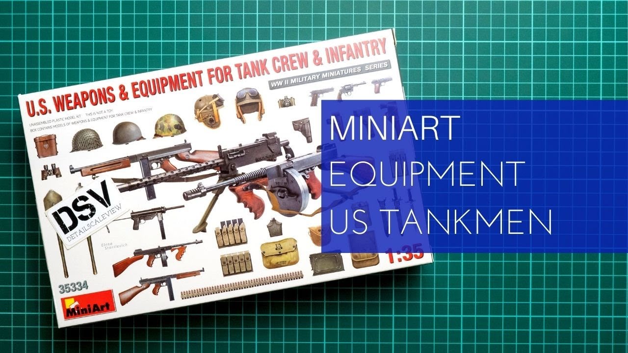 Miniart 1/35 Equipment and Armament for US Tank Crew and Infantry (35334) Review