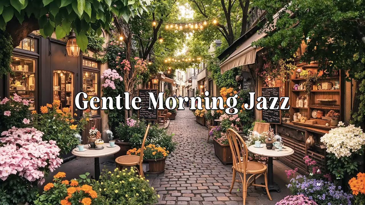 Gentle Morning Jazz ☕ Warm Café Swing Music for Relax, Work and Study Comfortably