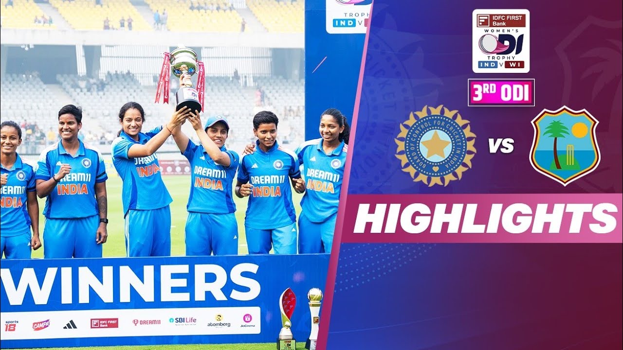 India Women vs West Indies Women 3rd ODI Match Full Highlights 2024#indvswi #crickethighlights