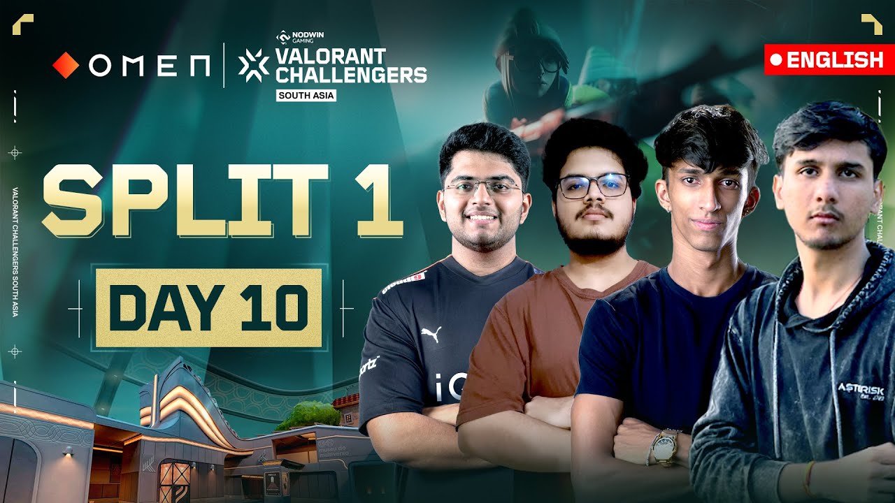 [EN] OMEN VALORANT Challengers South Asia 2025 Split 1 - Day 10