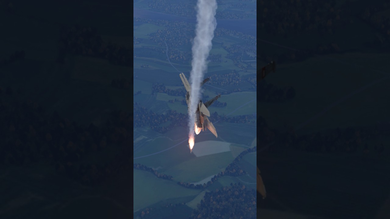 Epic F-15 Fighter Jet Missile Strike #shorts #warthunder