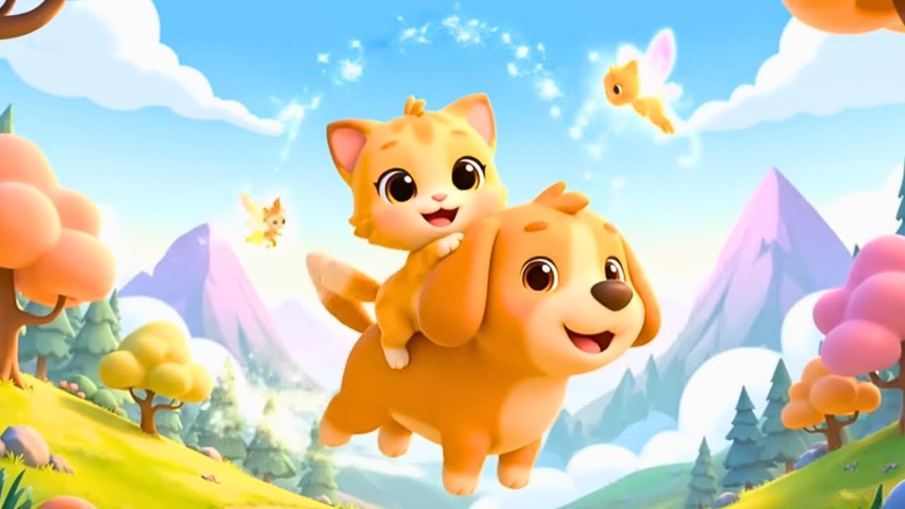 🦆 A Duck & Duckling Cartoon – Funny Children’s Song – Why Does the Cat Wash Its Face? 🎵