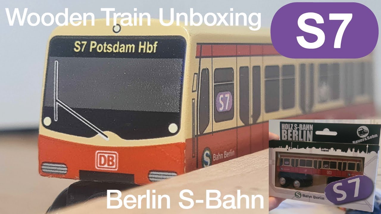 Unboxing the Wooden Berlin S-Bahn S7 (BR481) from Bauer & Sohn
