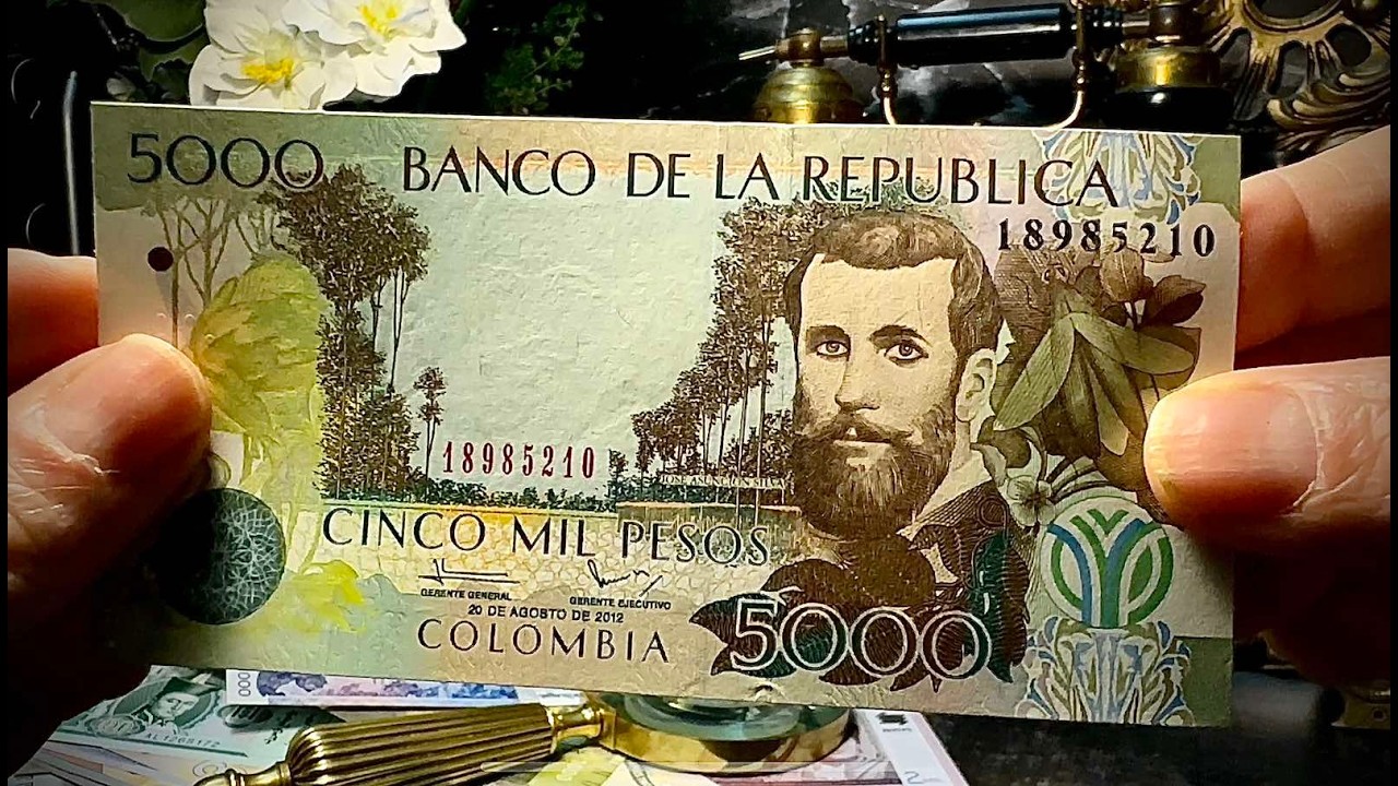 Colombia 5000 Pesos 2012 – The Poet on Money | José Asunción Silva | Banknote Story