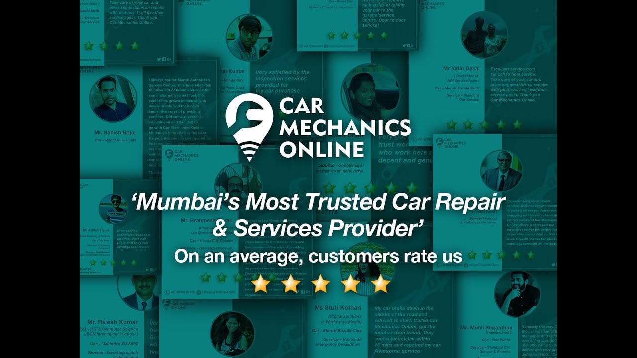 Car Repair & Service Reviews | Car Mechanics Online Mumbai | 4.7 Rated | Save up to 40%