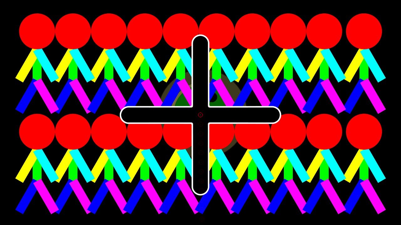 Rainbow RTTB Run Race ASRM in Algodoo