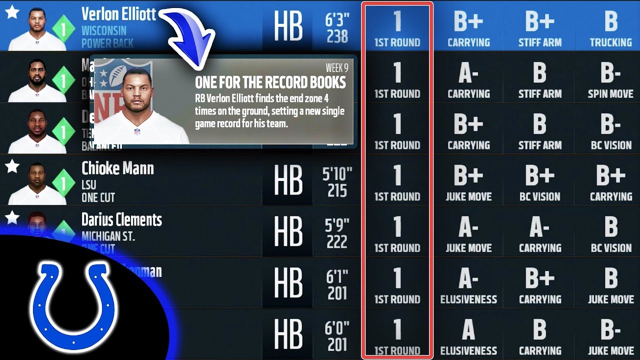 SO MANY GOOD RUNNING BACKS! Madden 18 Colts Connected Franchise Ep. 11