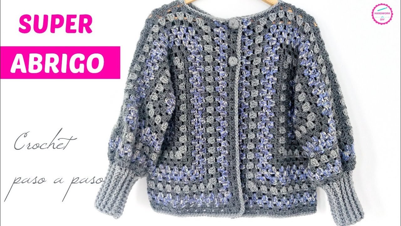 COMO TEJER JERSEY CROCHET CON 2 HEXAGONOS