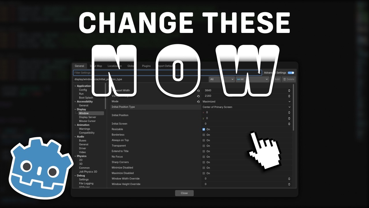 Change These Godot Settings to Make Your Game Run FAST
