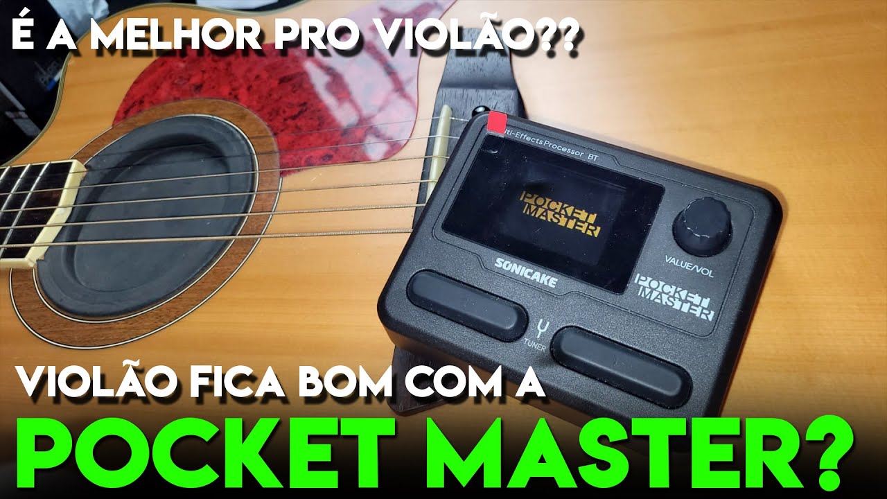 A POCKET MASTER SERVE  PRA TOCAR VIOLÃO?!