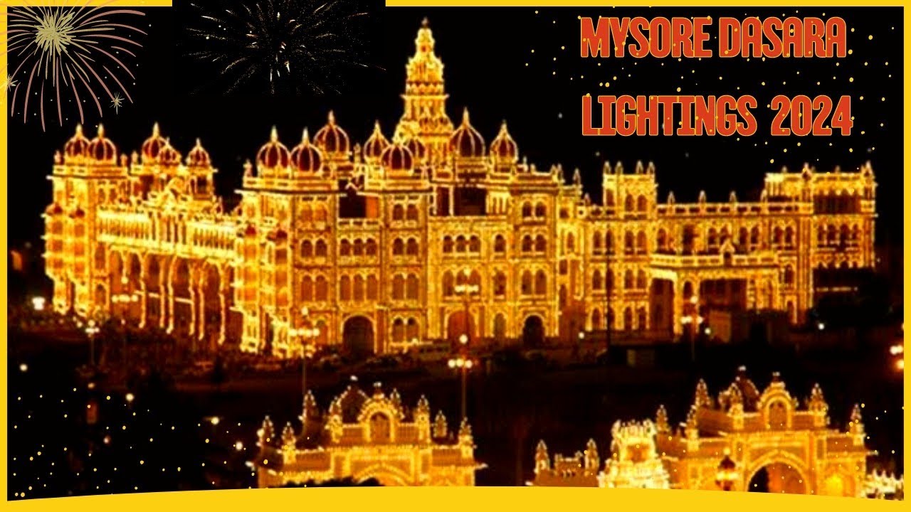 Mysore Dasara Lightings | Mysore City Lights | Mysore Palace | Mysore Dasara 2024