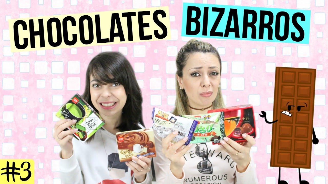 EXPERIMENTANDO CHOCOLATES BIZARROS DO JAPÃO
