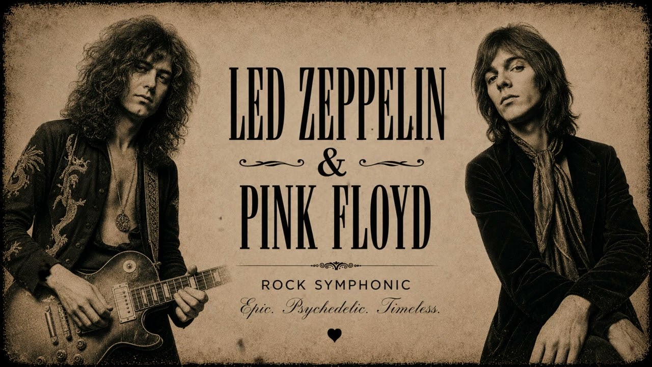 Pink Floyd & Led Zeppelin &ndash; Lost 1975 Progressive Rock Symphony 432Hz 🎸  (Inspired Tribute)