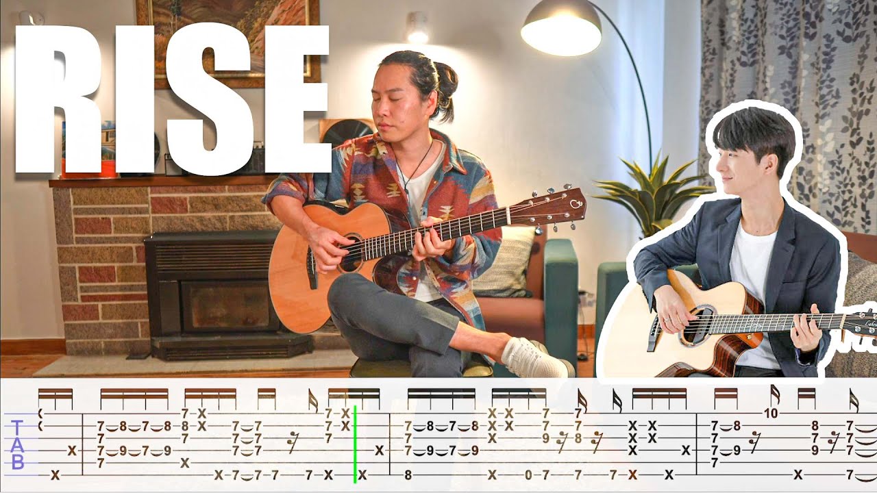 Rise - Sungha Jung Fingerstyle Cover l TAB Guitartime