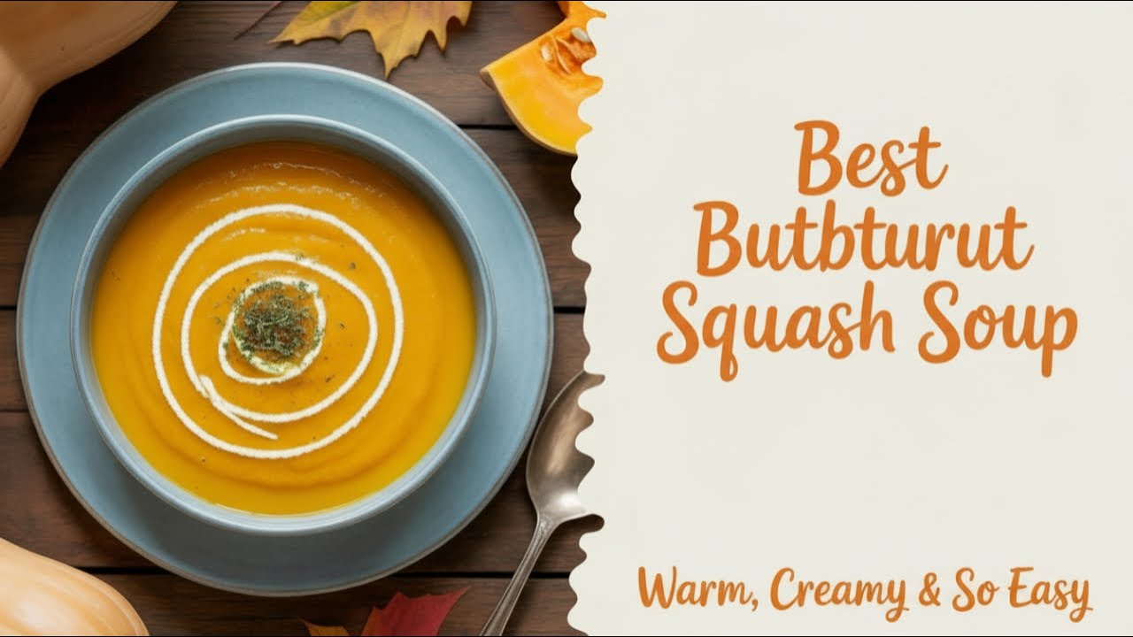 Warm, Creamy & So Easy — Butternut Squash Soup Tutorial!