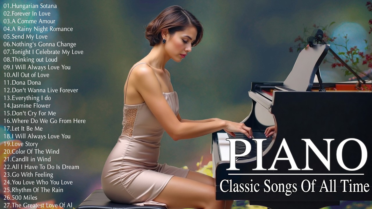 100 Most Famous Pieces of Beautiful Classical Melodies - Best Relaxing Piano Instrumental Love Songs