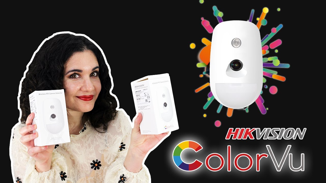 Detectores de movimiento con c&aacute;mara ColorVu para Hikvision AX Pro // SuperInventos